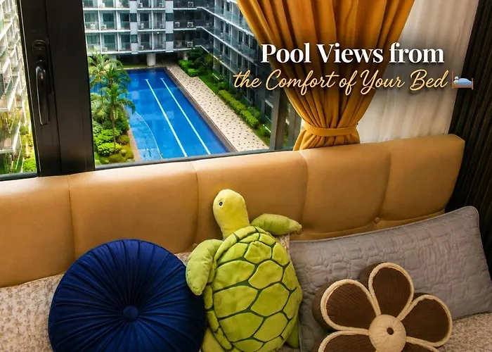 Pool View Designer With 300mbps Wifi, Walk To Moa, Ikea, Dining, Shopping